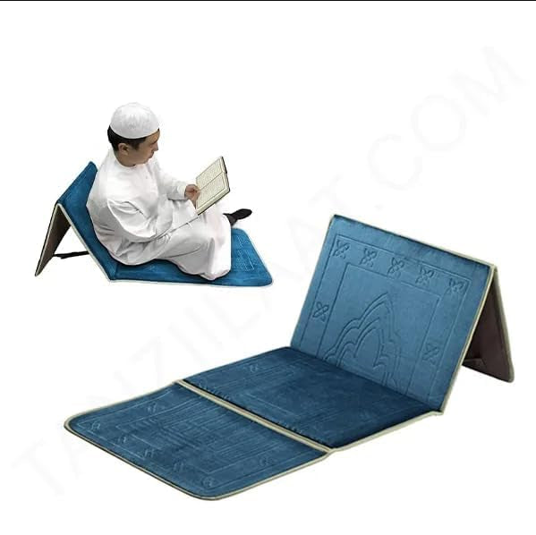 prayer rug with back support