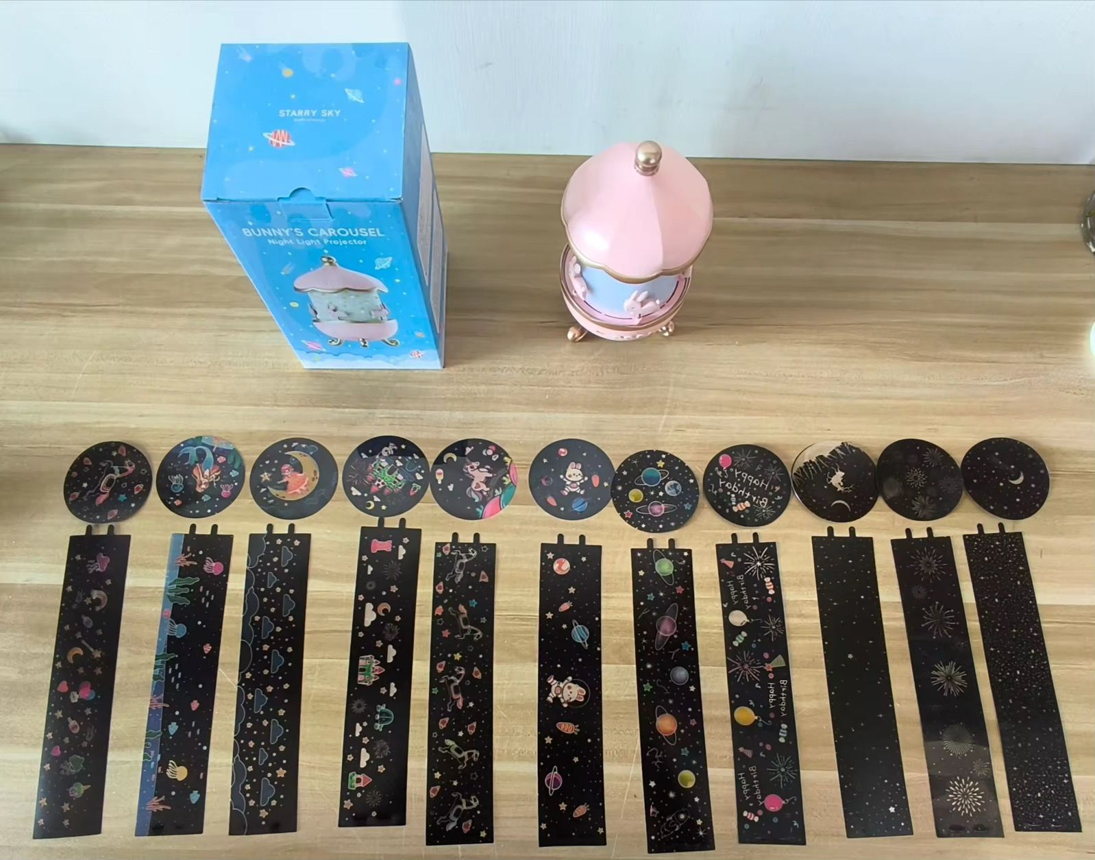 πβ¨ Bunnyβs Carousel Night Light Projector β¨π°