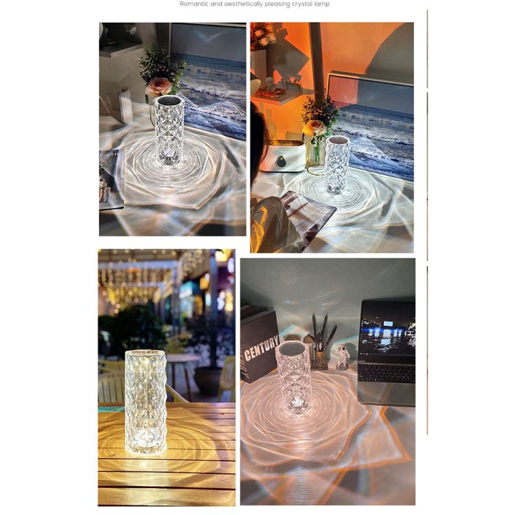 LED Crystal USB Charging Lamp