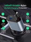 Smart 4 in 1 USB Type Phone Car Charger