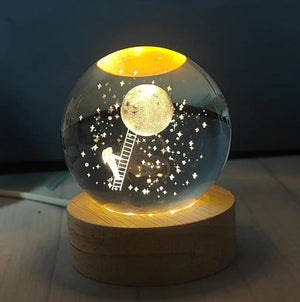 ✨🌙 Crystal Ball Night Lamp🌌💡
