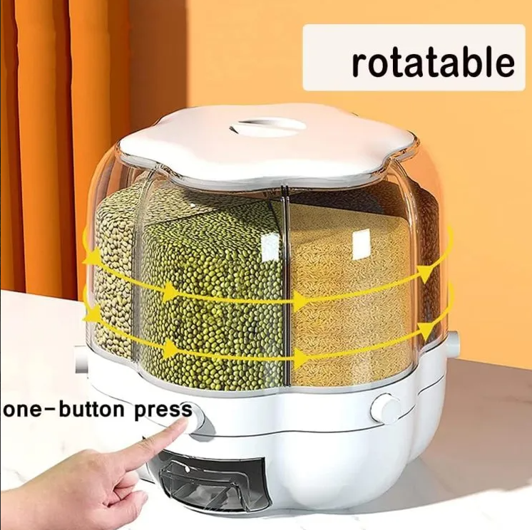 360° Rotatable Cereal Dispenser