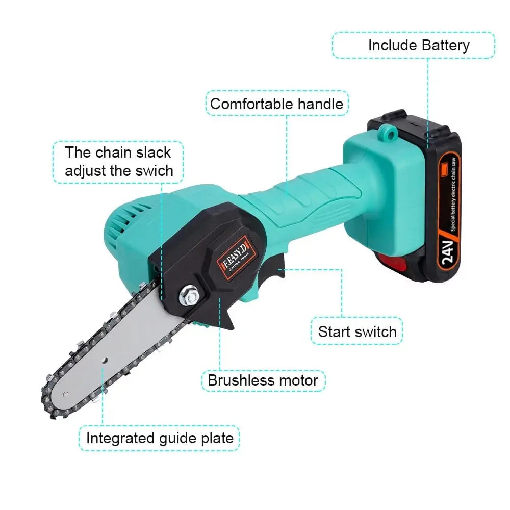 Mini Portable chainsaw-24V🌳🔧