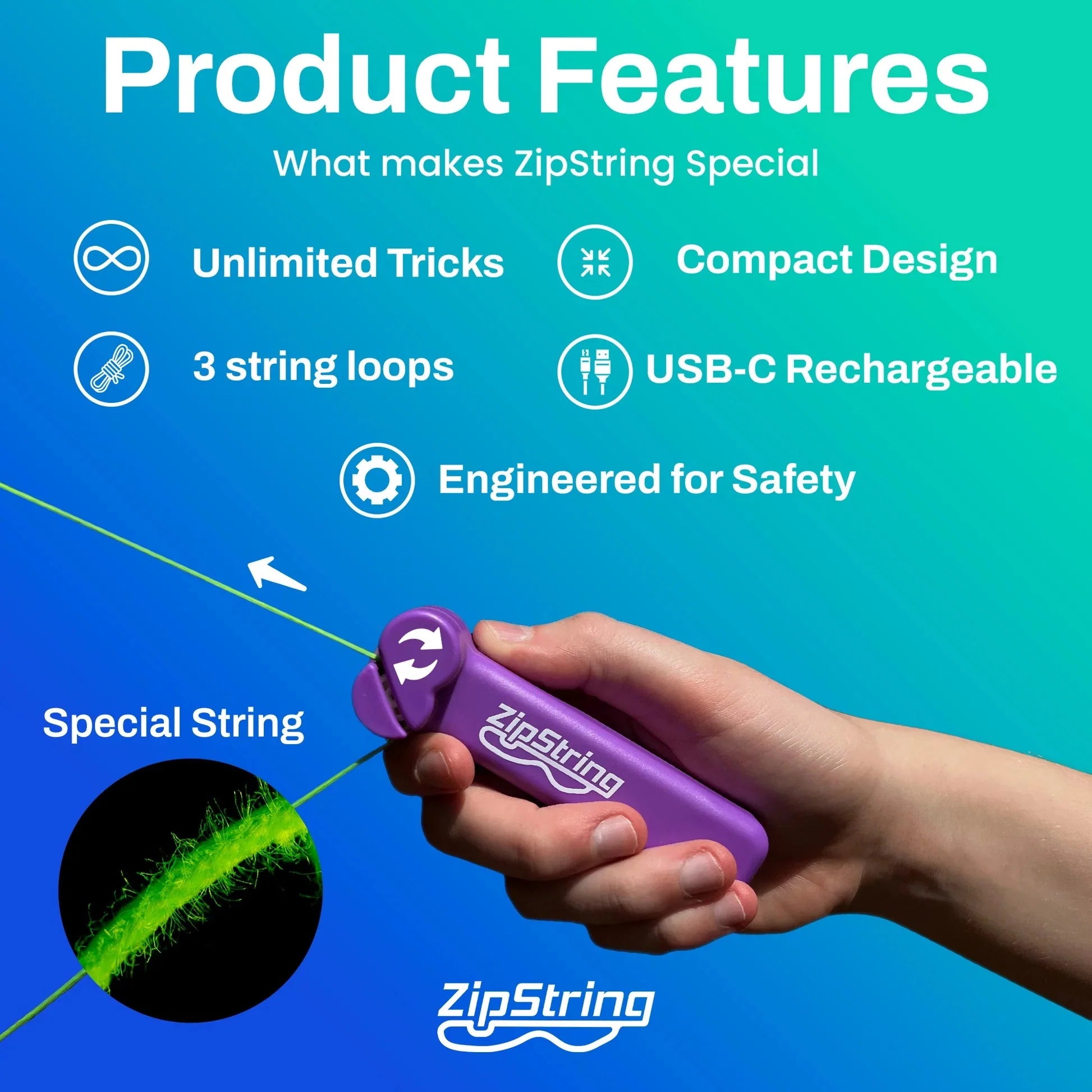 ⚡ ZipString – The Viral String Toy Seen on Shark Tank! 🦈✨